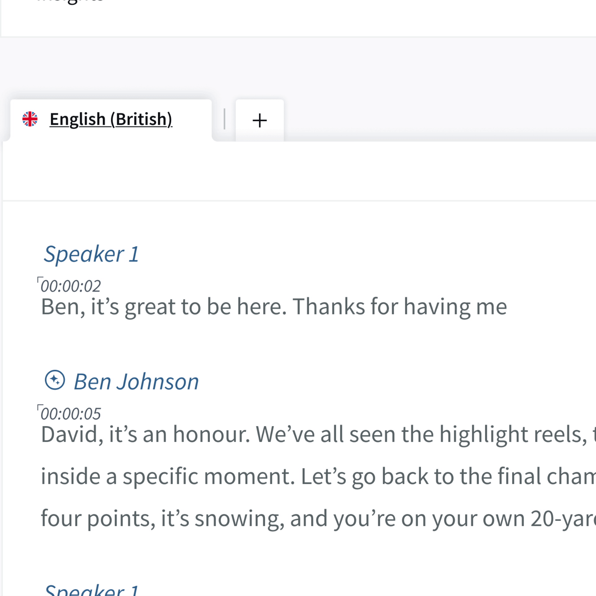 Speaker Recognition 2